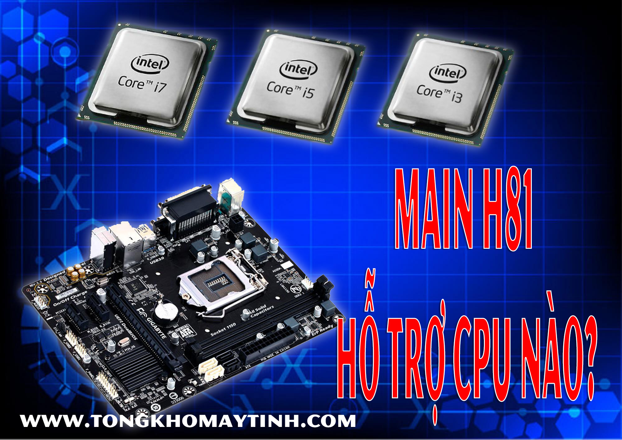 Main H81 Hỗ Trợ CPU Nào